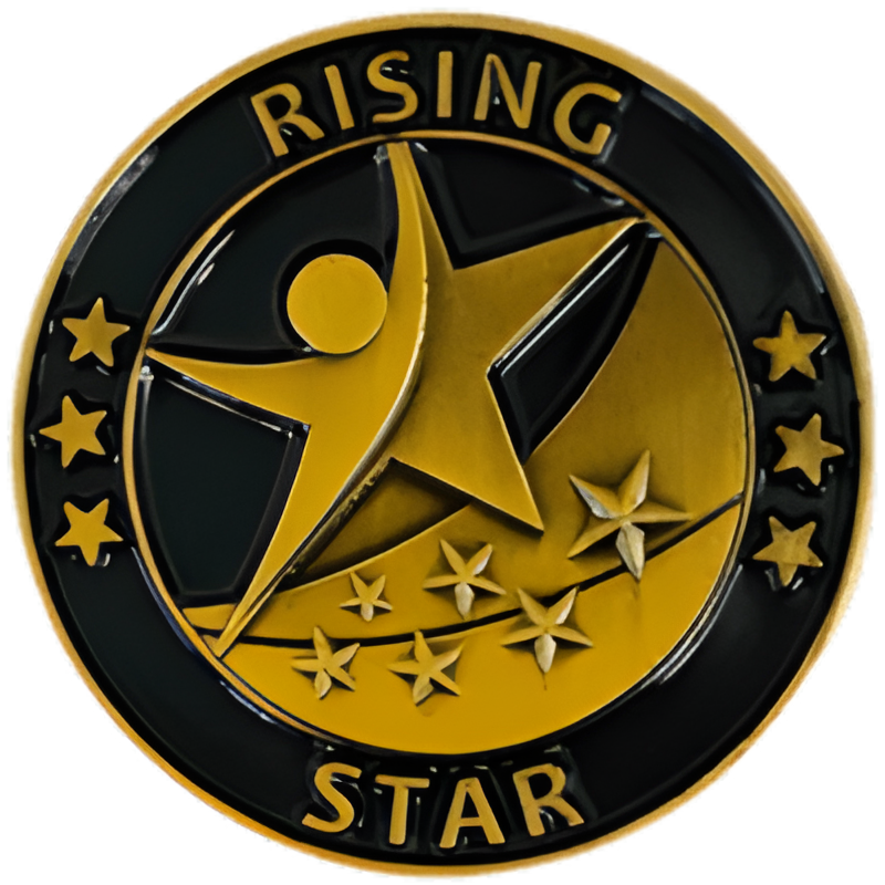 Rising Star Premium Lapel Pin