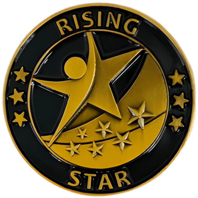 Rising Star Premium Lapel Pin