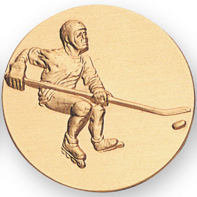 Roller Hockey Litho Medal Insert