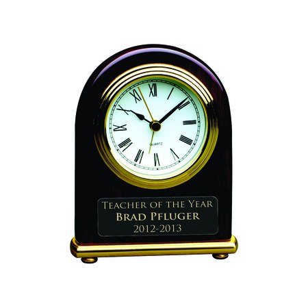 Rosewood Desk Clock