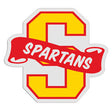 S-Shaped Mascot Badge with Choice of Back