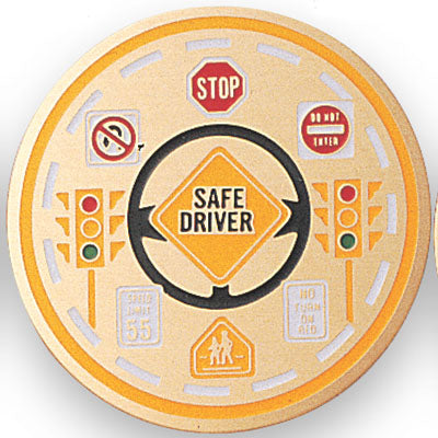 Safe Driver Medal Insert (Etched)