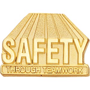 Safety Through Teamwork Lapel Pin (BR Series)