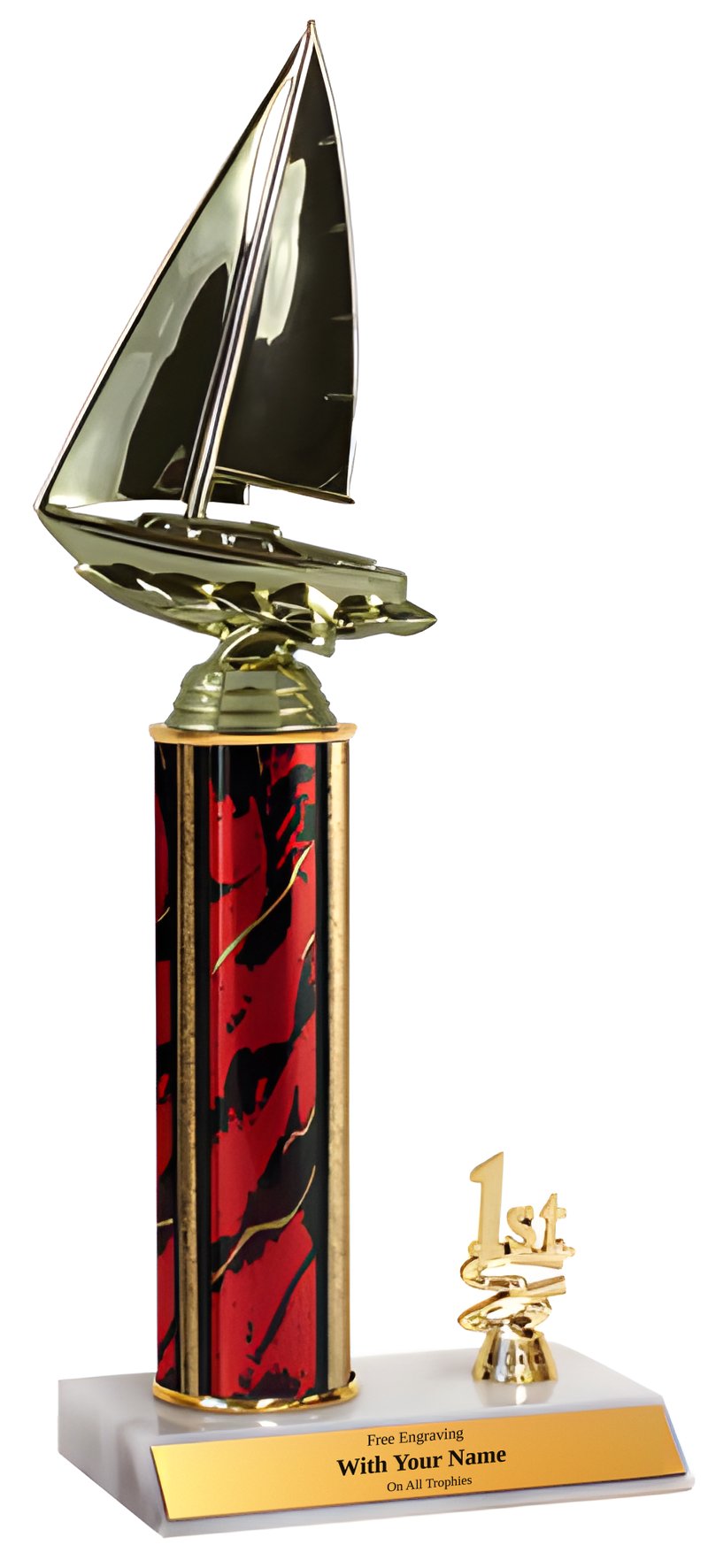 Sailing 1st, 2nd and 3rd Place Trophy