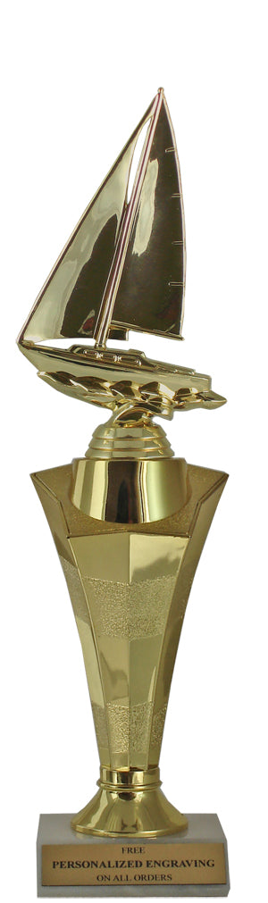 Sailing Star Column Trophy