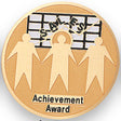 Sales Achievement Award Medal Insert (Etched)
