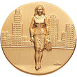 Sales Lady Litho Medal Insert