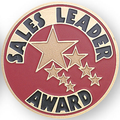 Sales Leader Award Medal Insert (Etched)