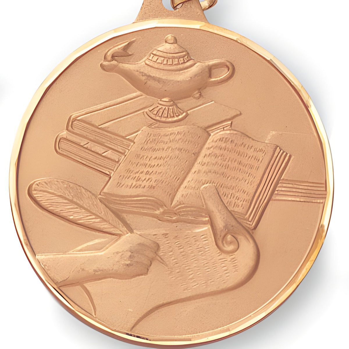 Scholastic Achievement - 1 1/2" Gold, Silver & Bronze Medals