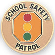 School Safety Patrol Medal Insert (Etched)