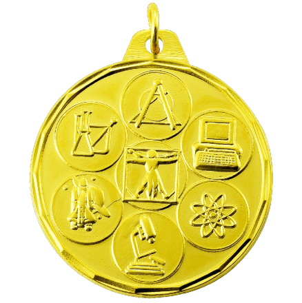 1 1/2" Science Medal