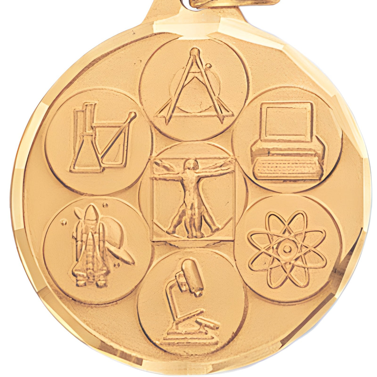 1 1/4" Science Award Medal