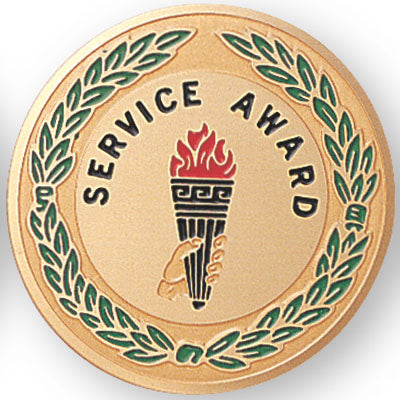 Service Award Medal Insert (Etched)
