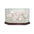 Seven Baseball Glass Display Case