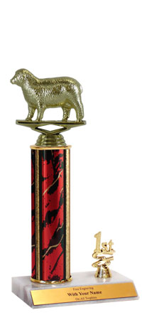 Sheep 1st, 2nd and 3rd Place Trophy
