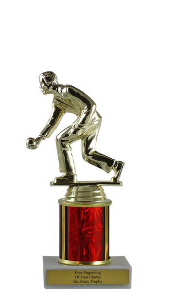 Bocce Ball Budget Column Trophy