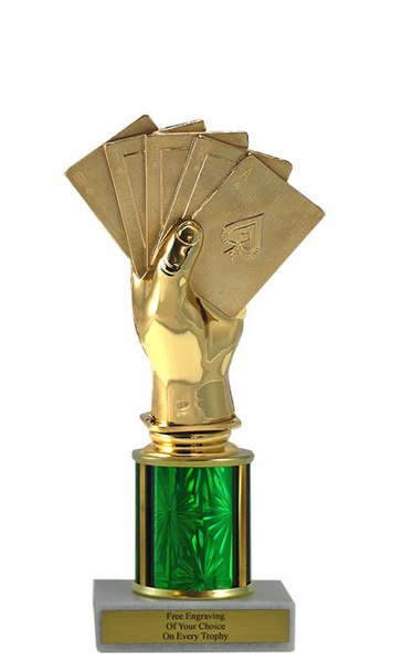 Playing Cards Budget Column Trophy