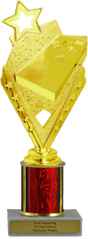 Cornhole Budget Column Trophy