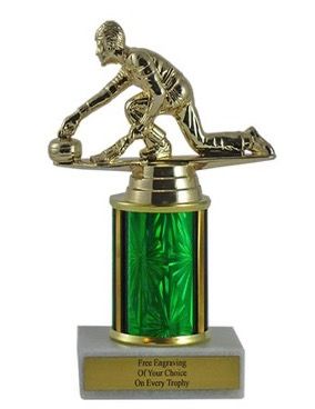 Curling Budget Column Trophy