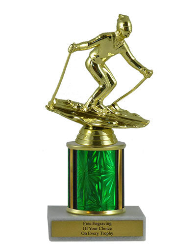 Downhill Skiing Budget Column Trophy