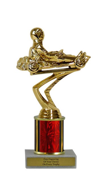 Go Kart Budget Column Trophy