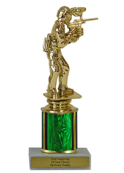 Paintball Budget Column Trophy