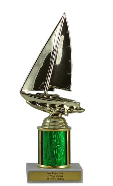 Sailing Budget Column Trophy