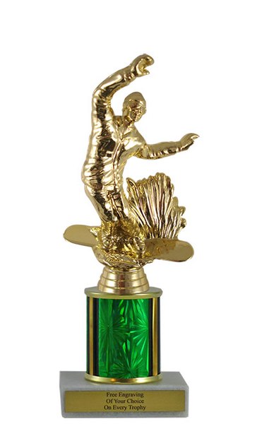 Snowboarding Budget Column Trophy