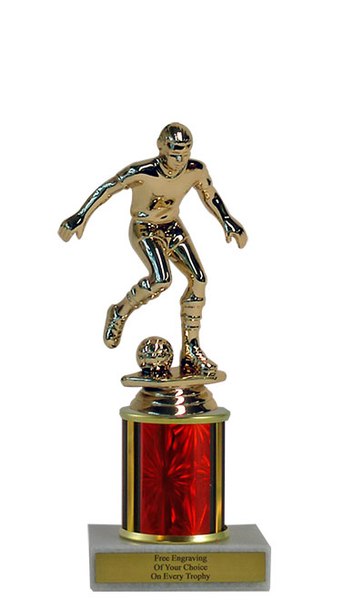 Soccer Budget Column Trophy