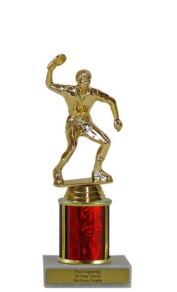 Table Tennis Budget Column Trophy