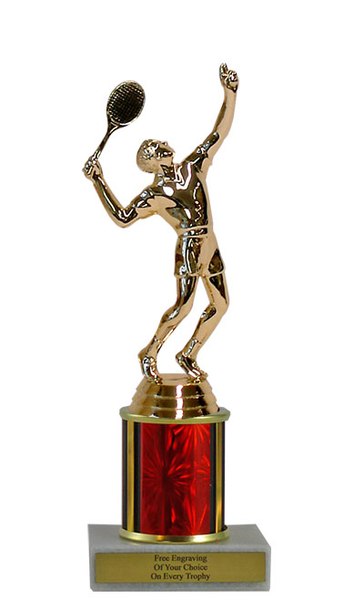 Tennis Budget Column Trophy