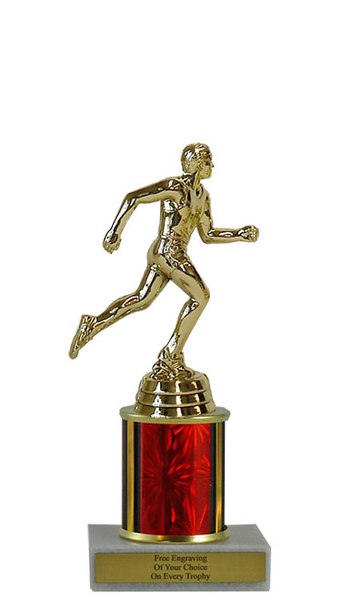 Track & Field Budget Column Trophy