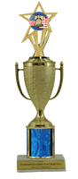 Citizenship Gold Cup Column Trophy with Insert