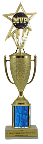 MVP Gold Cup Column Trophy with Insert