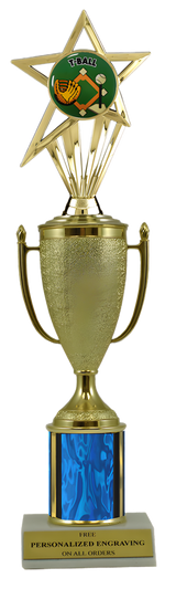 T-Ball Gold Cup Column Trophy with Insert