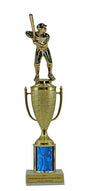Baseball Gold Cup Column Trophy