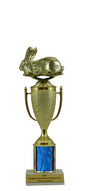 Rabbit Gold Cup Column Trophy