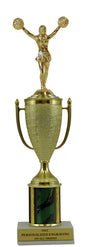 Cheerleading Gold Cup Column Trophy