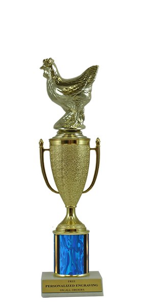 Chicken Gold Cup Column Trophy