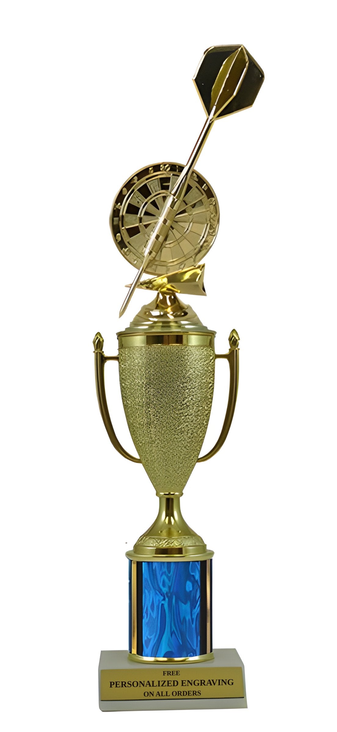 Darts Gold Cup Column Trophy