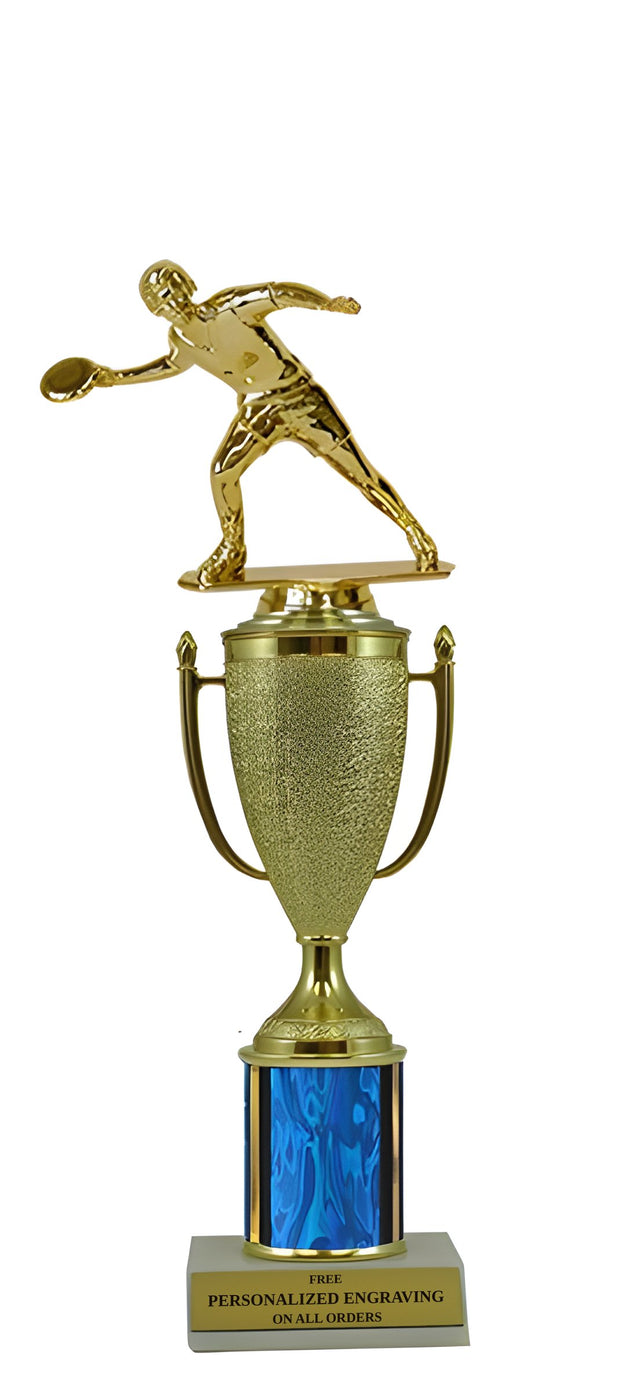 Disc Golf Gold Cup Column Trophy