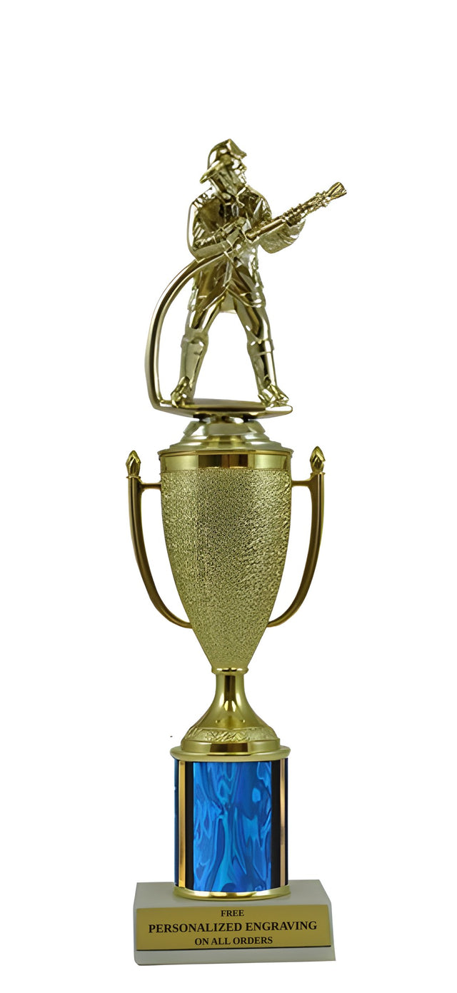 Fireman Gold Cup Column Trophy