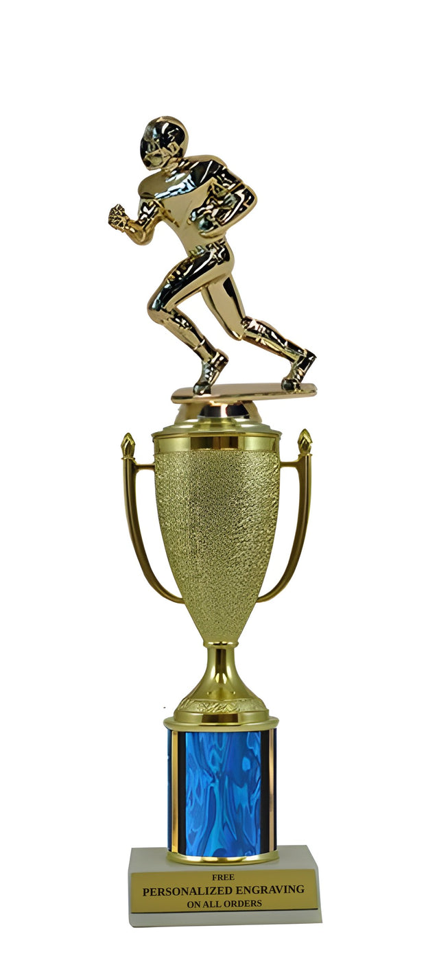 Football Gold Cup Column Trophy
