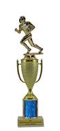 Football Gold Cup Column Trophy