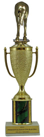 Horses-Rear Gag Gold Cup Column Trophy