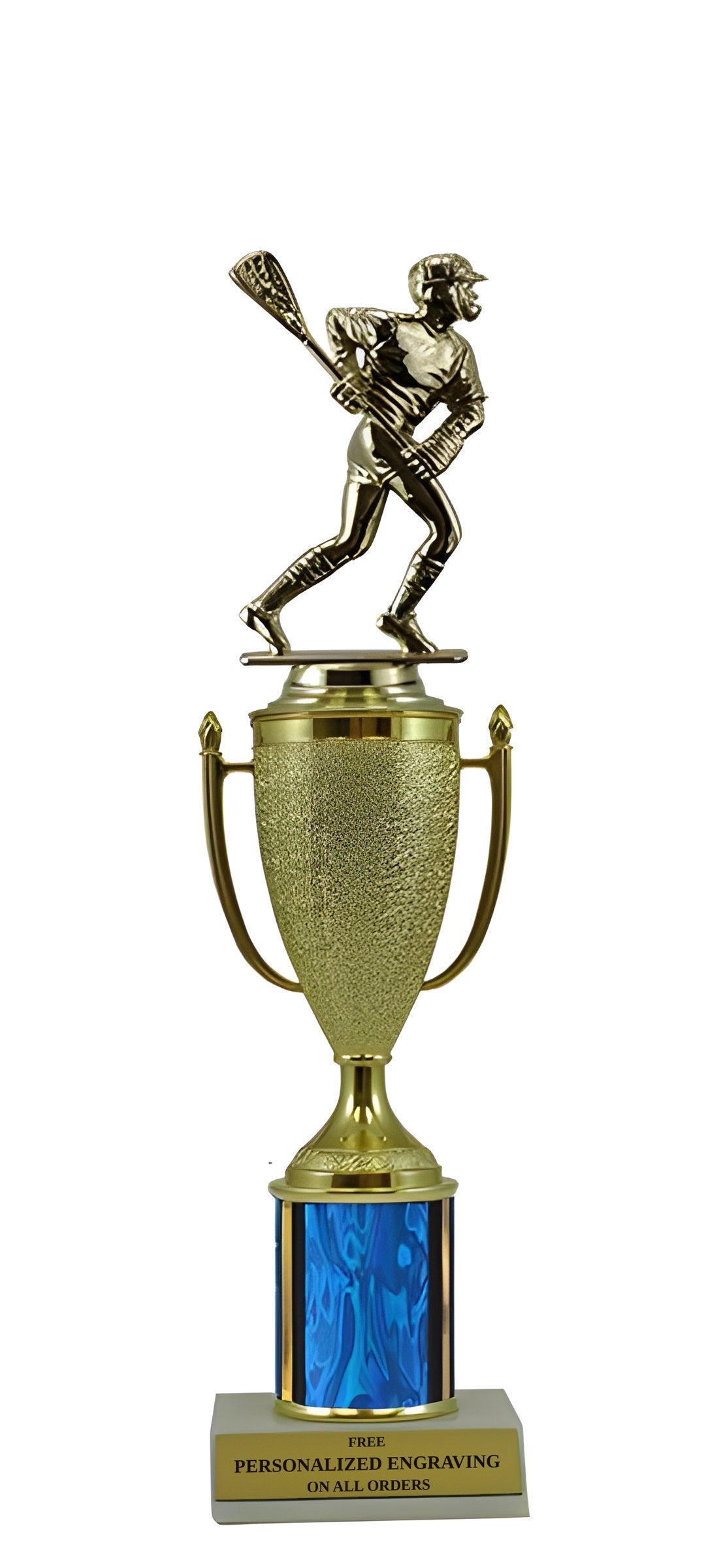Lacrosse Gold Cup Column Trophy