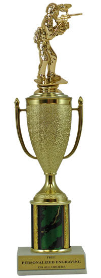 Paintball Gold Cup Column Trophy