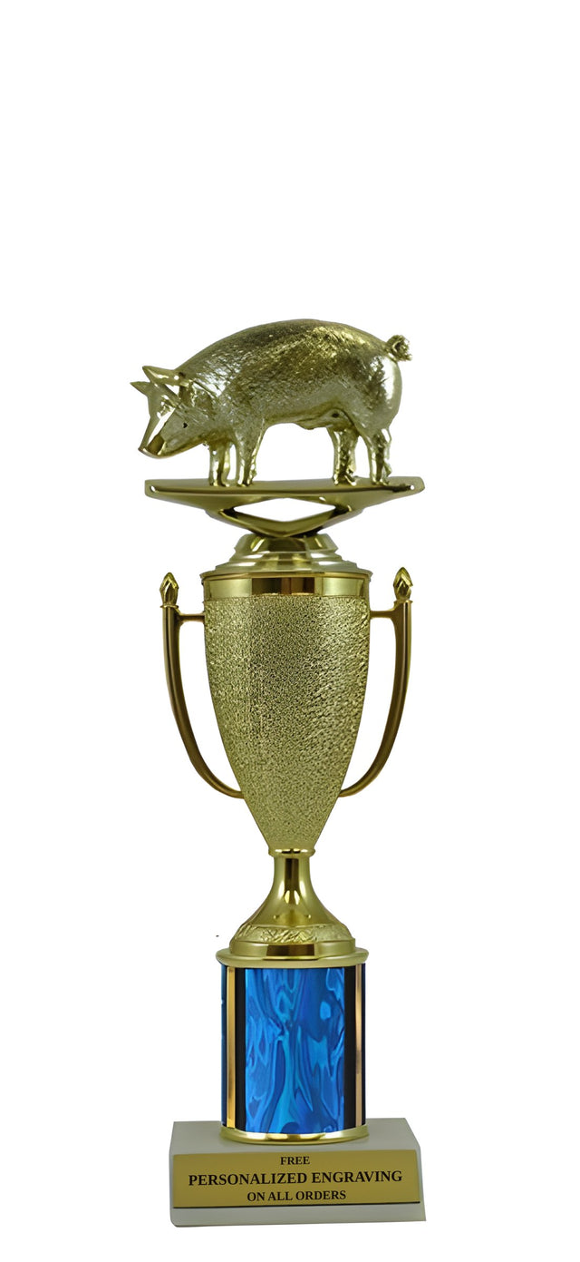 Pig Gold Cup Column Trophy