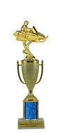 Snowmobile Gold Cup Column Trophy