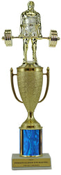 Weightlifting Gold Cup Column Trophy